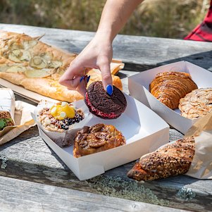Assorted pastries from Born and Bread in Newtown.