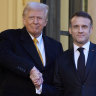 Trump and Macron can’t let go of their handshake duel