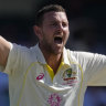 Sore Hazlewood under Ashes fitness cloud days before departure