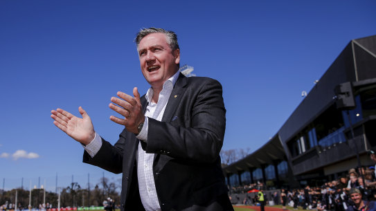 Collingwood president and broadcaster Eddie McGuire.
