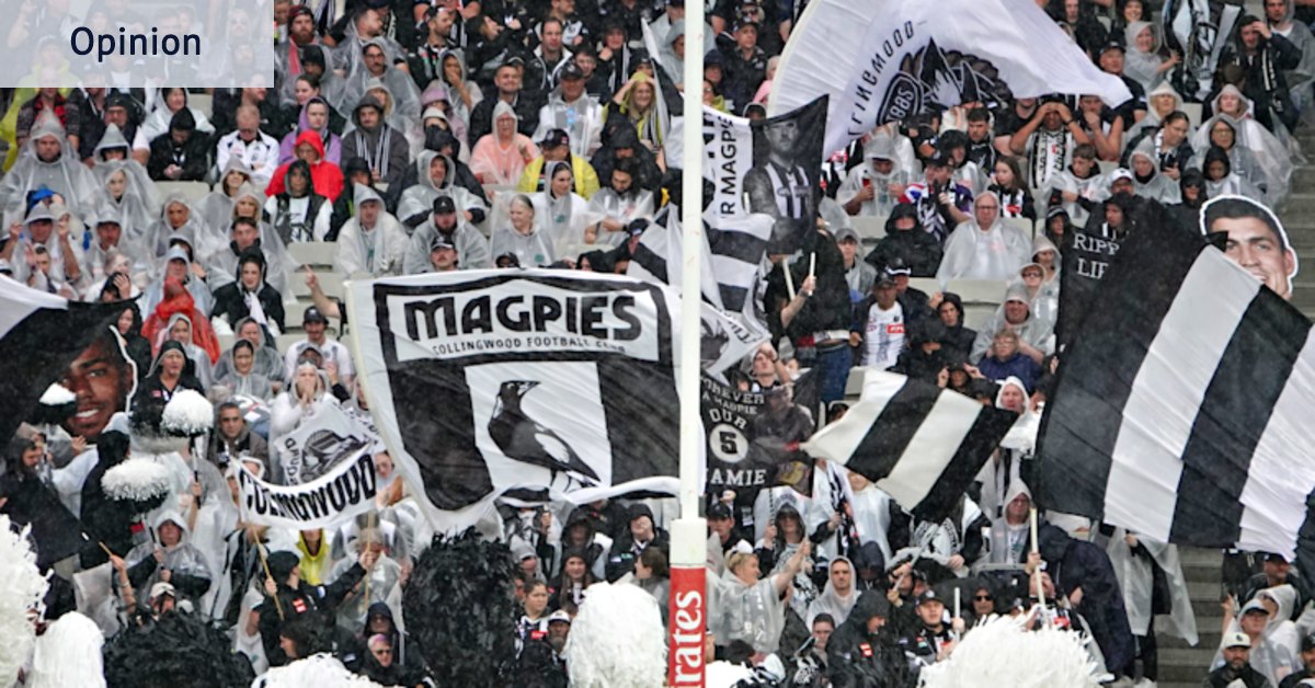 Our loss became Collingwood’s when a letter arrived last week for my late Dad