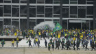 Supporters of Jair Bolsonaro storm the Supreme Court building in Brasilia on January 8