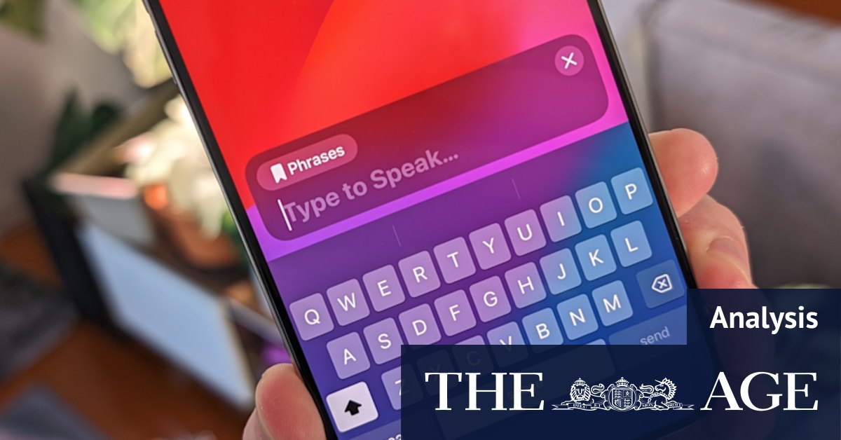 Live speech: How Apple's AI voice cloning works for those at risk of speech loss - Vimarsana News