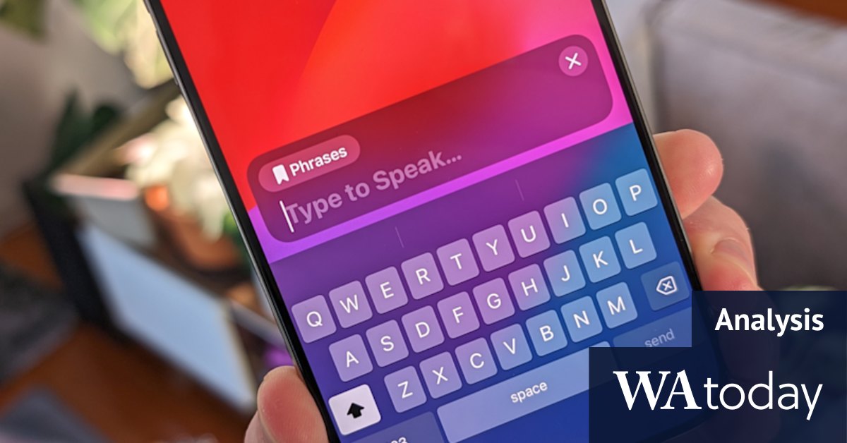 Live speech: How Apple's AI voice cloning works for those at risk of speech loss - Vimarsana News