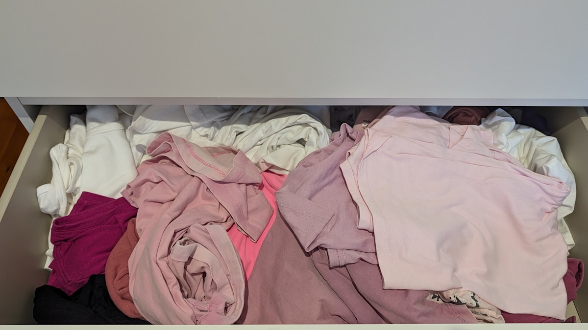 The folding hack that transformed my messy shirt drawer