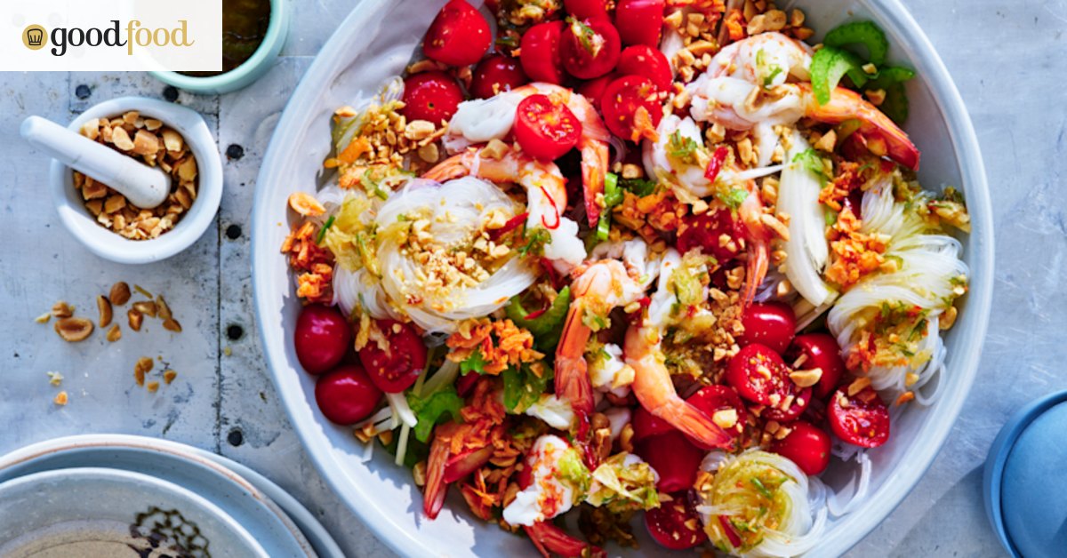 Adam Liaw’s Thai prawn and glass noodle salad recipe