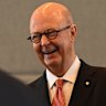 Kim Williams enjoying himself at the Melbourne Press Club. 