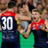As it happened: Demons prevail over Tigers with huge last quarter in thrilling Anzac Day eve clash