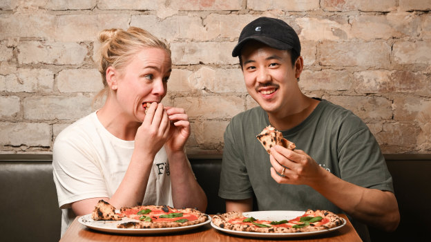 Lucy Whitlow and Junhee Han of Figlia in Brunswick.
