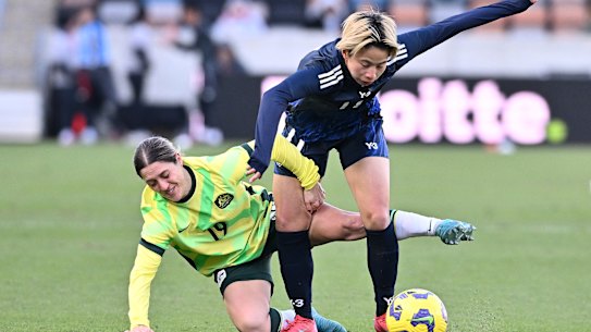 Last time out against Japan at the SheBelieves Cup in February, 2025.