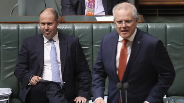 Treasurer Josh Frydenberg and Prime Minister Scott Morrison have both attacked Queensland and WA over the national plan to open up.