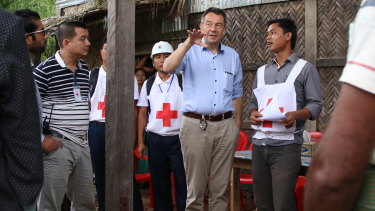 Peter Maurer visits Nga Khu Ya village in Myanmar, where those who did not flee violence are now also relying on basic aid to survive.