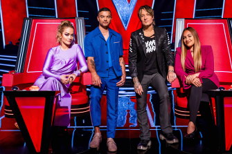 <i>The Voice</i> returned on Monday with judge/coaches Rita Ora, Guy Sebastian, Keith Urban and Jessica Mauboy.