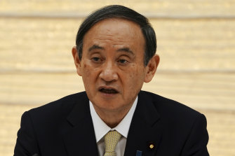 Japanese Prime Minister Yoshihide Suga declares a state of emergency for Tokyo and three other prefectures on  Friday.