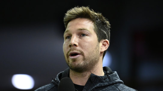 A remorseful Toby Greene apologised to his teammates for his bump on umpire Matt Stevic, which resulted in a season-ending suspension.