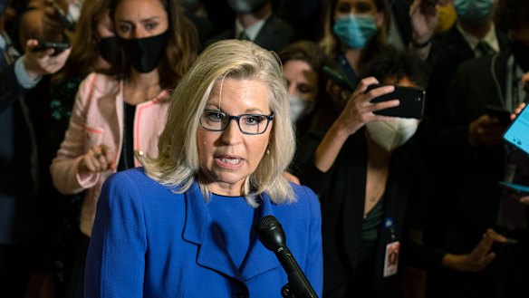 After being removed from the Republican Party leadership, Liz Cheney said she would work to ensure Donald Trump is never president again. 