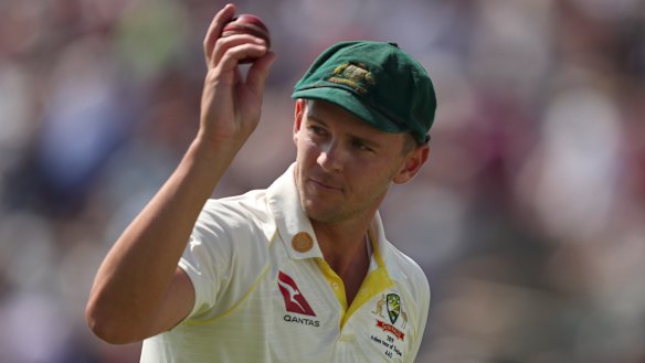 Josh Hazlewood claimed match figures of 9/115.