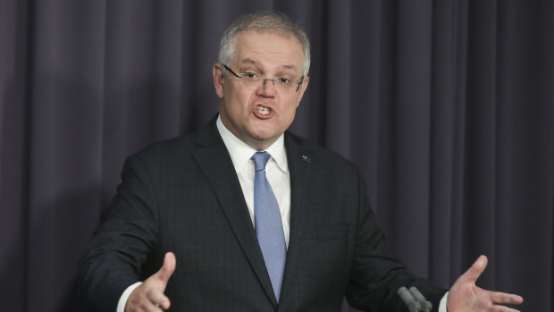 Prime Minister Scott Morrison says the government is committed to a suppression strategy.