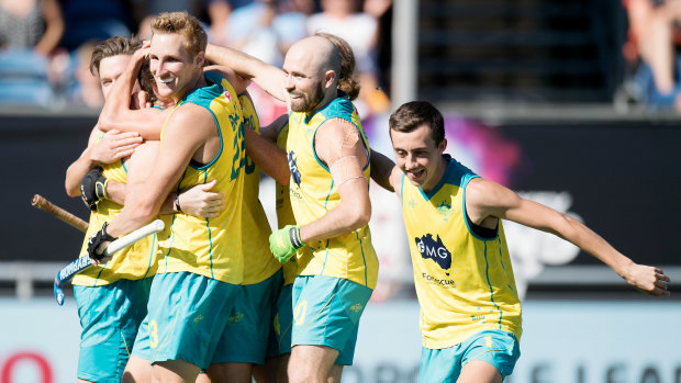 Doubling up: Aran Zalewski and the Kookaburras hope to get that winning smile again after a difficult trip to Sydney.