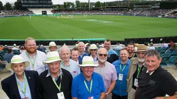 Manuka Oval's first Test felt like Christmas for Cricket ACT's life members.