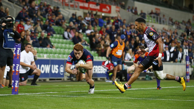A coronavirus-infected fan attended the Rebels-Lions clash at AAMI Park on Saturday.