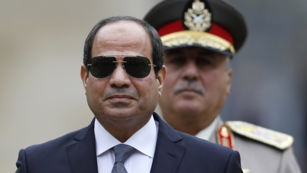 Egyptian President Abdel-Fattah el-Sissi pictured in 2017. The former defence minister  came to power in 2013.