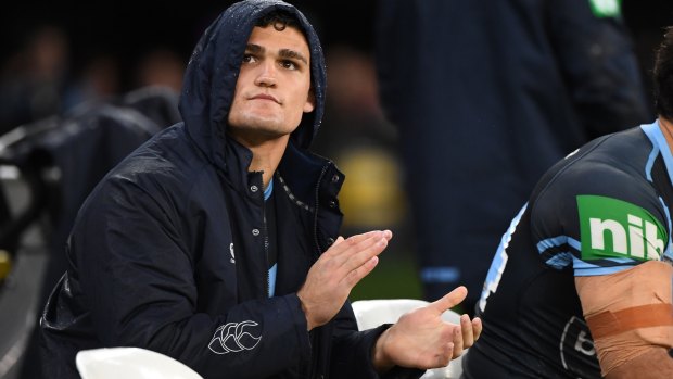 Crocked: Nathan Cleary is likely to be ruled out of the decider.