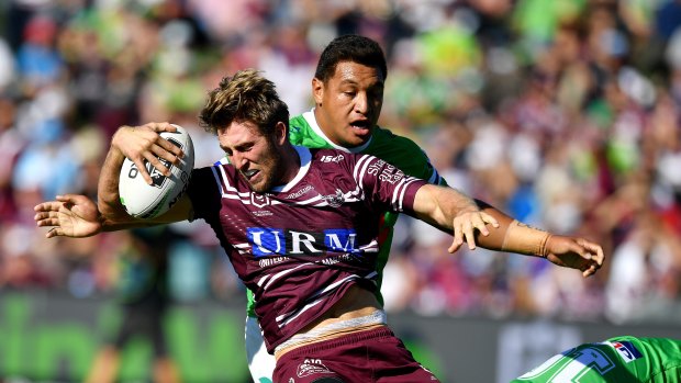 Well travelled: Manly is Brendan Elliot's fourth NRL club.