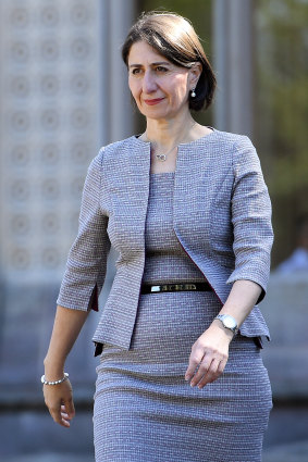 In her stride: Gladys Berejiklian has a mandate to run the NSW government in her own right.
