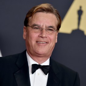 Aaron Sorkin arrives at the 2015 Oscars in Los Angeles.