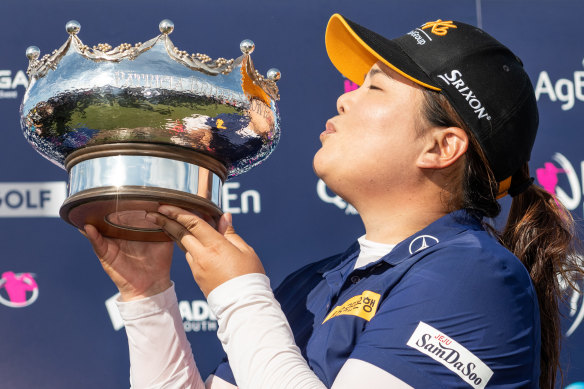 South Korea's Inbee Park won this year's Women's Australian Open.
