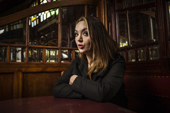 Scottish comedian Fern Brady at the launch of the 2022 Melbourne International Comedy Festival.