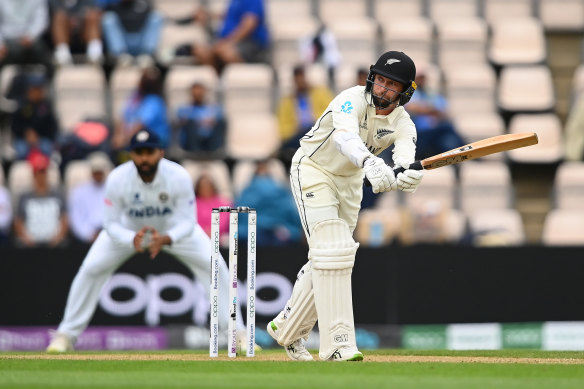 Devon Conway hit a half-century on day three.