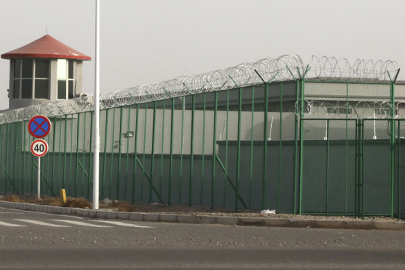 A detention facility in the Kunshan Industrial Park in Artux in western China’s Xinjiang region. 