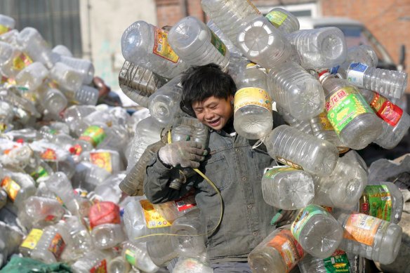 China was once the destination for much of Australia’s recycled waste.