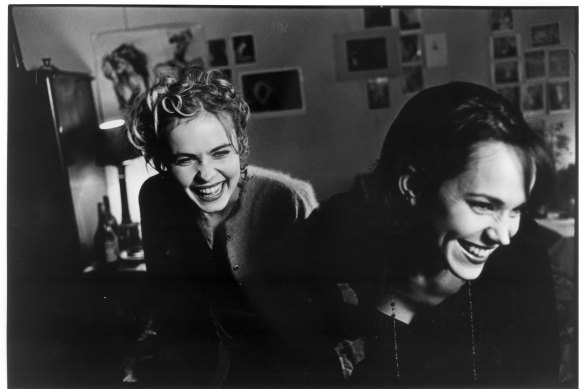 O’Connor with Radha Mitchell (left) in Emma-Kate Croghan’s much-loved 1996 film Love and Other Catastrophes.