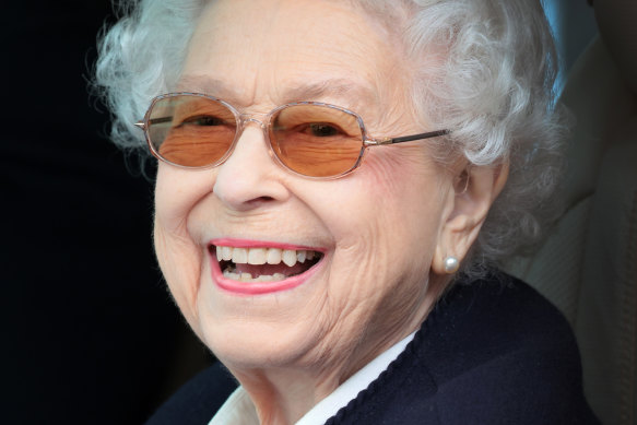 Queen Elizabeth II watches the horses from her Range Rover at The Royal Windsor Horse Show at Home Park in Windsor, England.