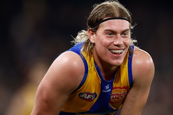 West Coast Eagles star Harley Reid.