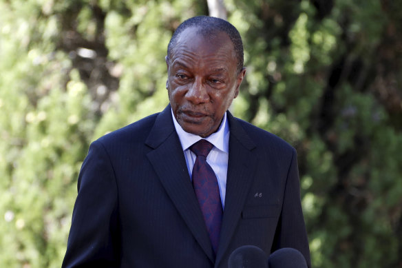 The Guinean military says it has detained President Alpha Conde.