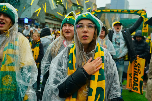 Matilda Aggenbach was every Australian on Saturday night as the Matildas took on France.