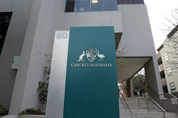 Cricket Australia headquarters in Melbourne.
