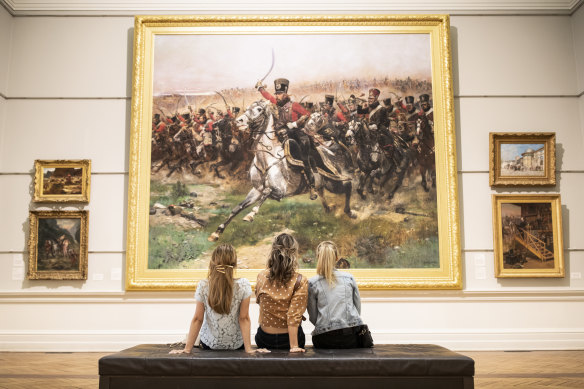 Inside the Art Gallery of New South Wales.