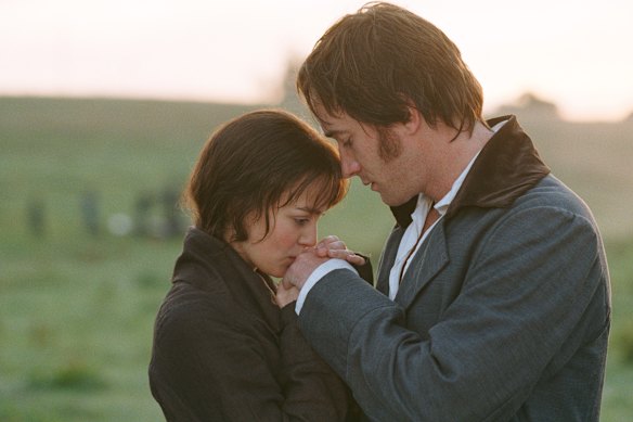Keira Knightly and Matthew MacFadyen in Joe Wright’s Pride and Prejudice.