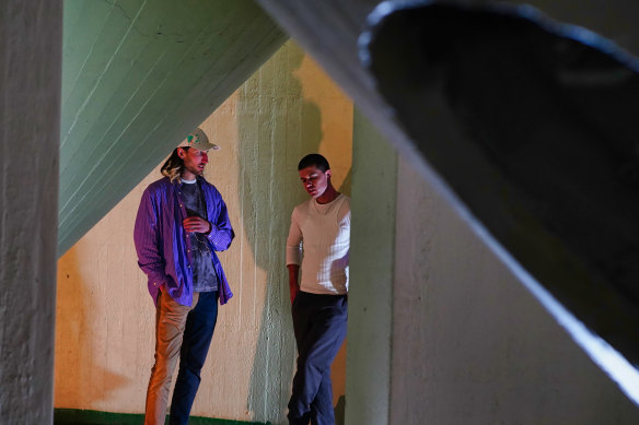 Billy Horn and Billie Civello explore the silos where their works will be featured as part of Melbourne Design Week.