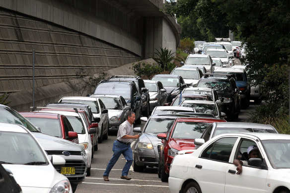 Sydney’s roads are overcrowded.