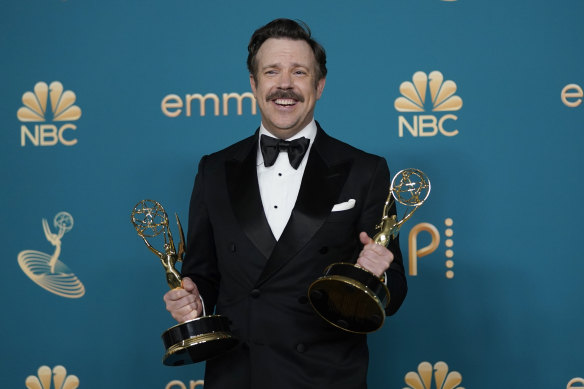 Jason Sudeikis won Emmys for outstanding lead actor in a comedy series and outstanding comedy series for Ted Lasso in 2022.