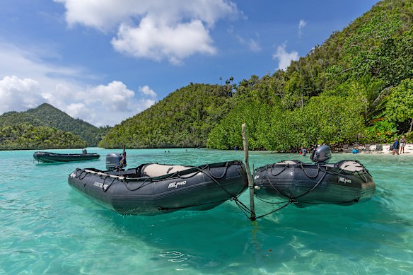 Off Wayag Island in Raja Ampat.