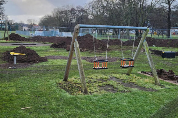 The bombs were discovered as a construction project was under way to renovate the Scotts Park playground in Wooler.