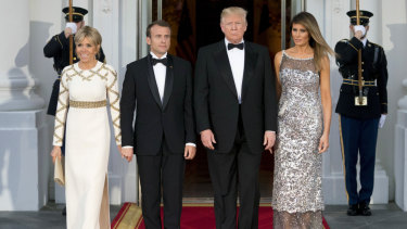 Melania Trump channels Celine Dion during French state visit