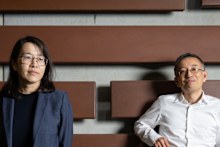 Qinghua Lu (left) and Liming Zhu who lead CSIRO’s Data61 Responsible AI team. 